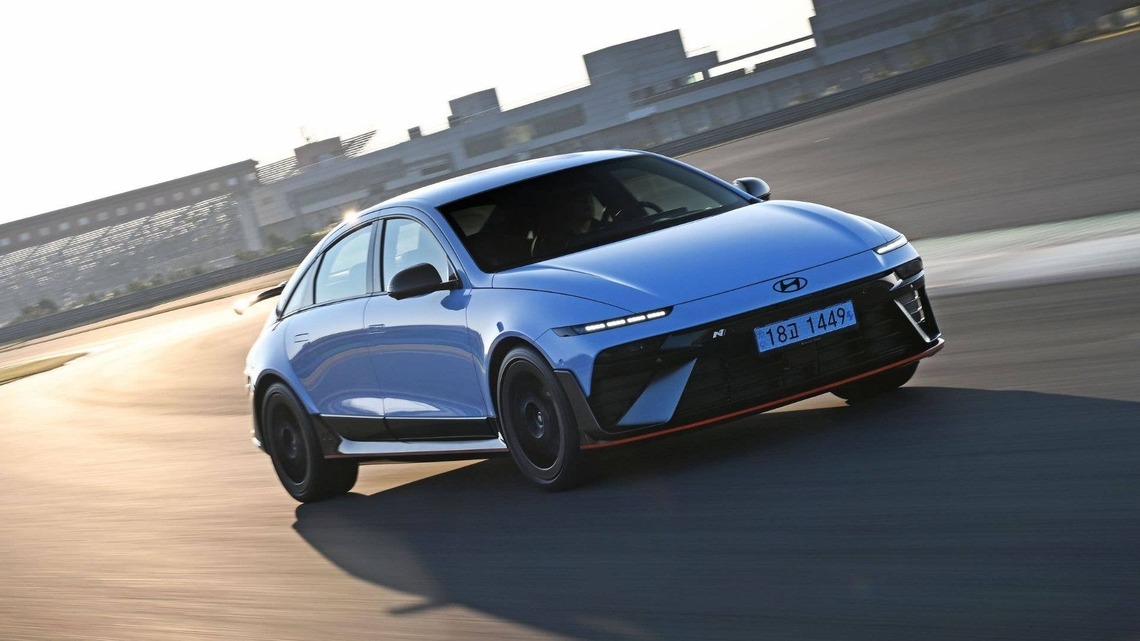 Hyundai's Electric Sedan Just Beat The Lexus LFA Around The Nürburgring 