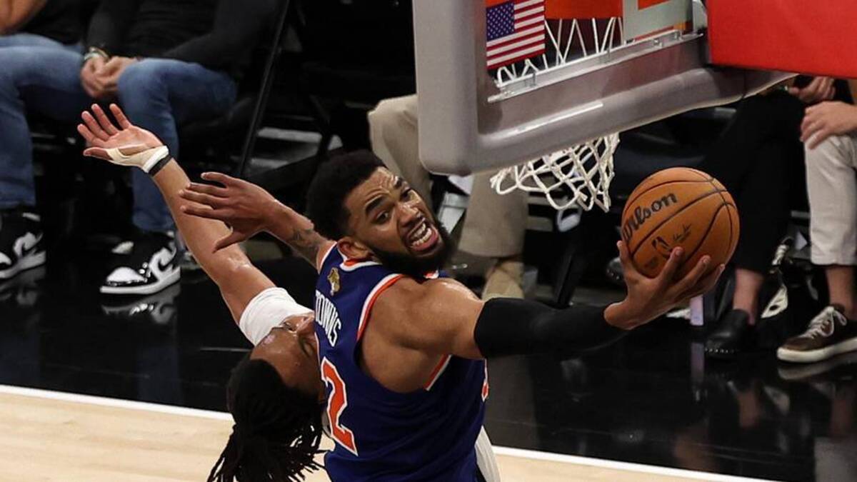 Karl-Anthony Towns should be the early favorite for NBA Finals MVP after a pair of strong games against Victor Wembanyama. | Geoff Burke-Imagn Images 