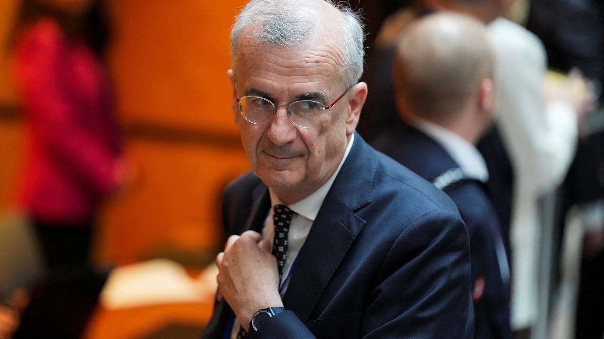 Governor of Banque de France Francois Villeroy de Galhau attends the 2026 annual IMF/World Bank Spring Meetings in Washington, D.C., U.S., April 17, 2026. REUTERS/Ken Cedeno
