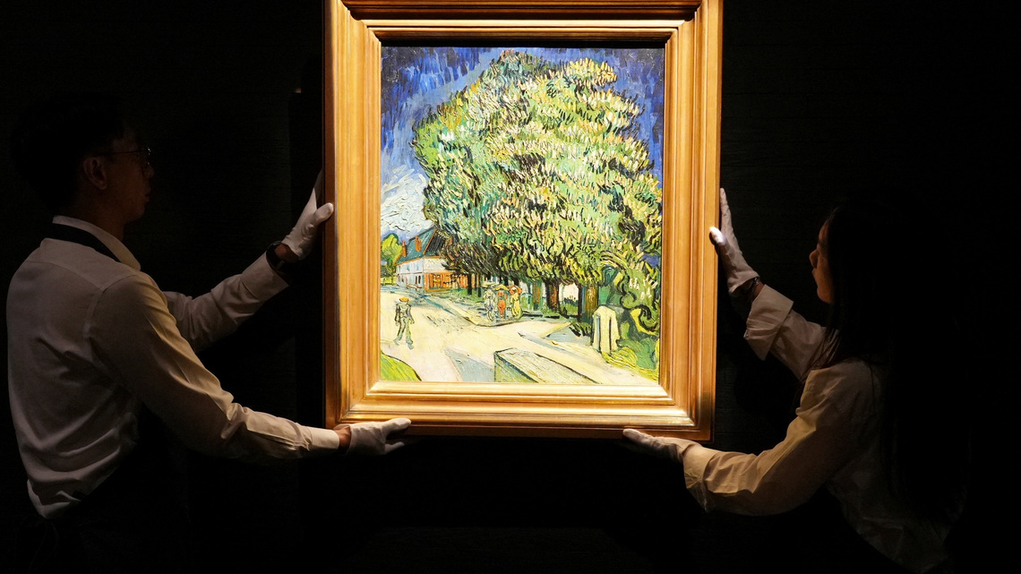 Hundreds queue in Hong Kong to glimpse Van Gogh painting unseen in public for 60 years
