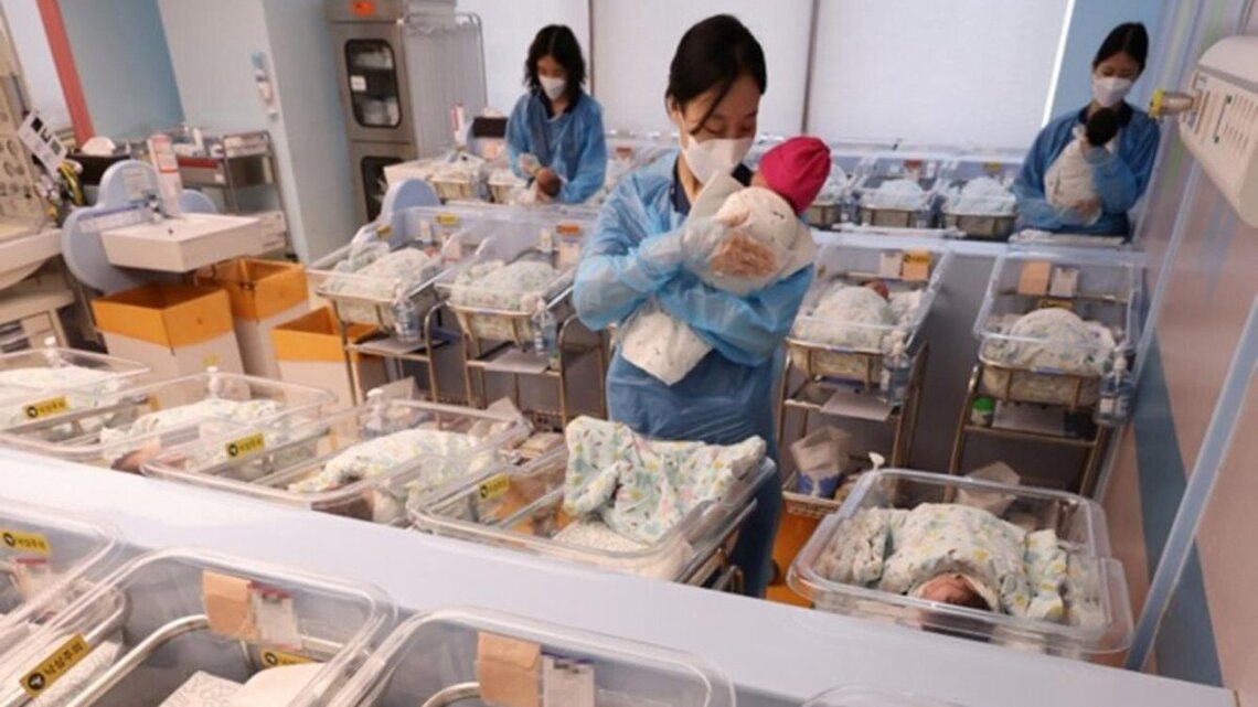 South Korea births reach seven-year high through May 