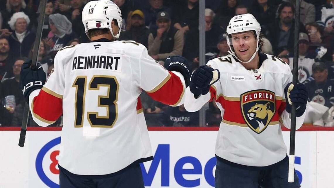 Early power-play goals power Panthers over struggling Jets 