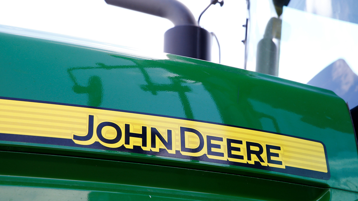 Deere raises 2026 profit view as AI construction boom lifts quarterly income, shares jump 