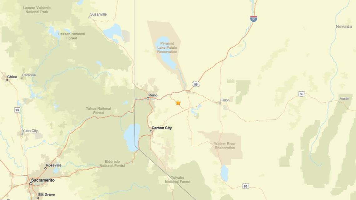 2.2 magnitude earthquake registered near Stagecoach, NV on March 20 