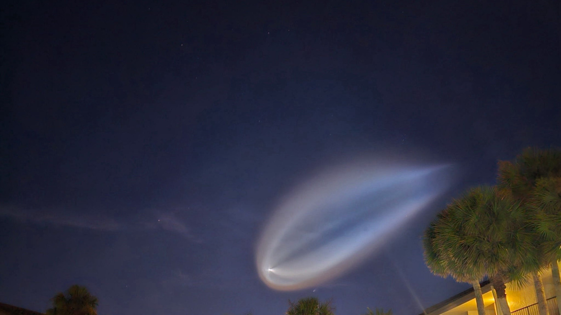 SpaceX launch with sonic boom. Where to watch liftoff from Jacksonville