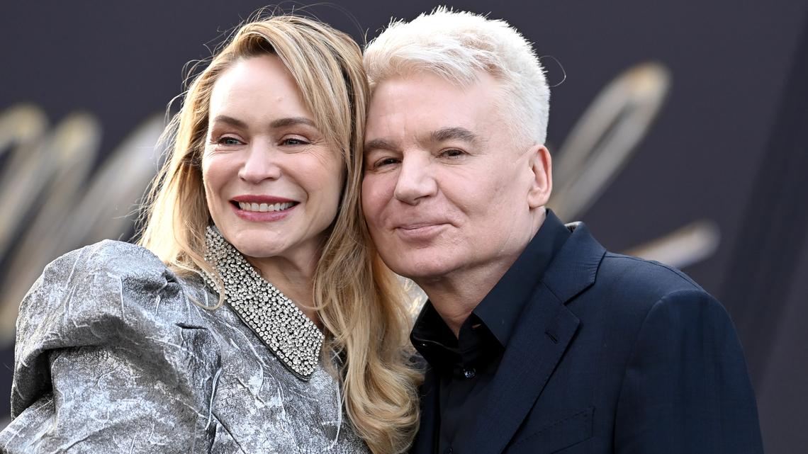 Mike Myers Makes Rare Red Carpet Appearance With Wife of 16 Years 