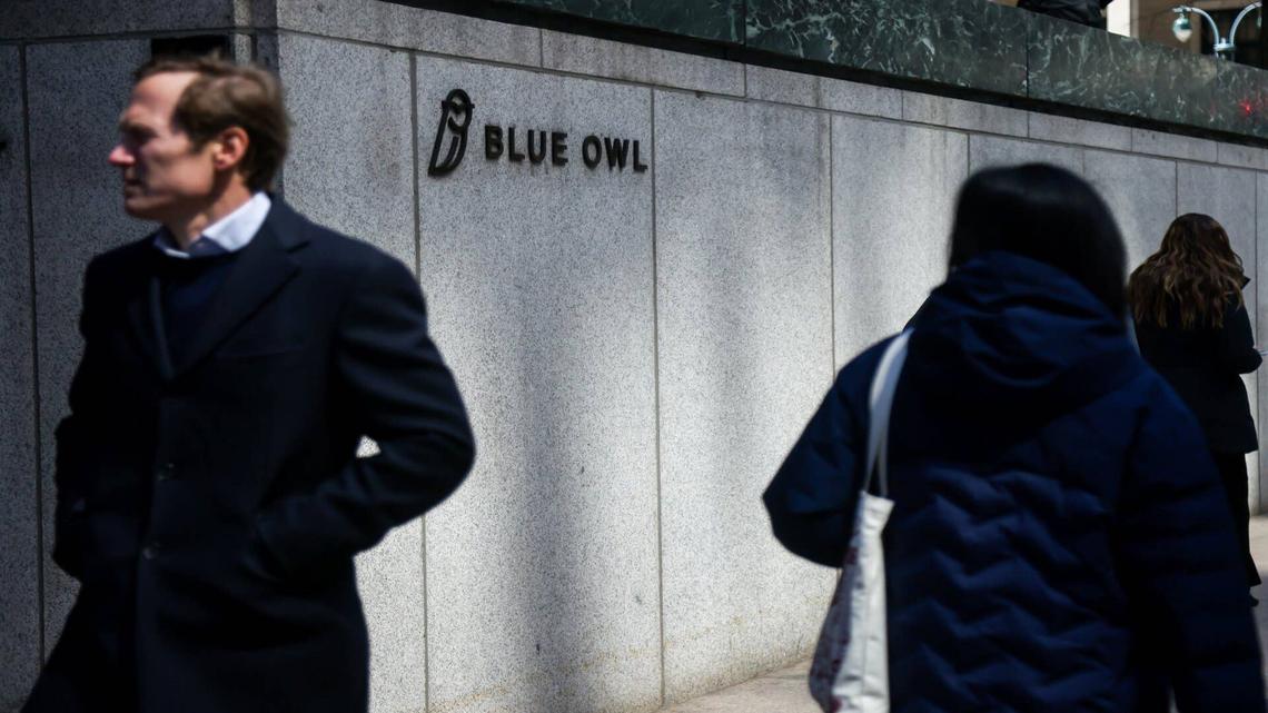 With all eyes on private credit, Blue Owl's publicly traded fund reports decline in income, asset values 
