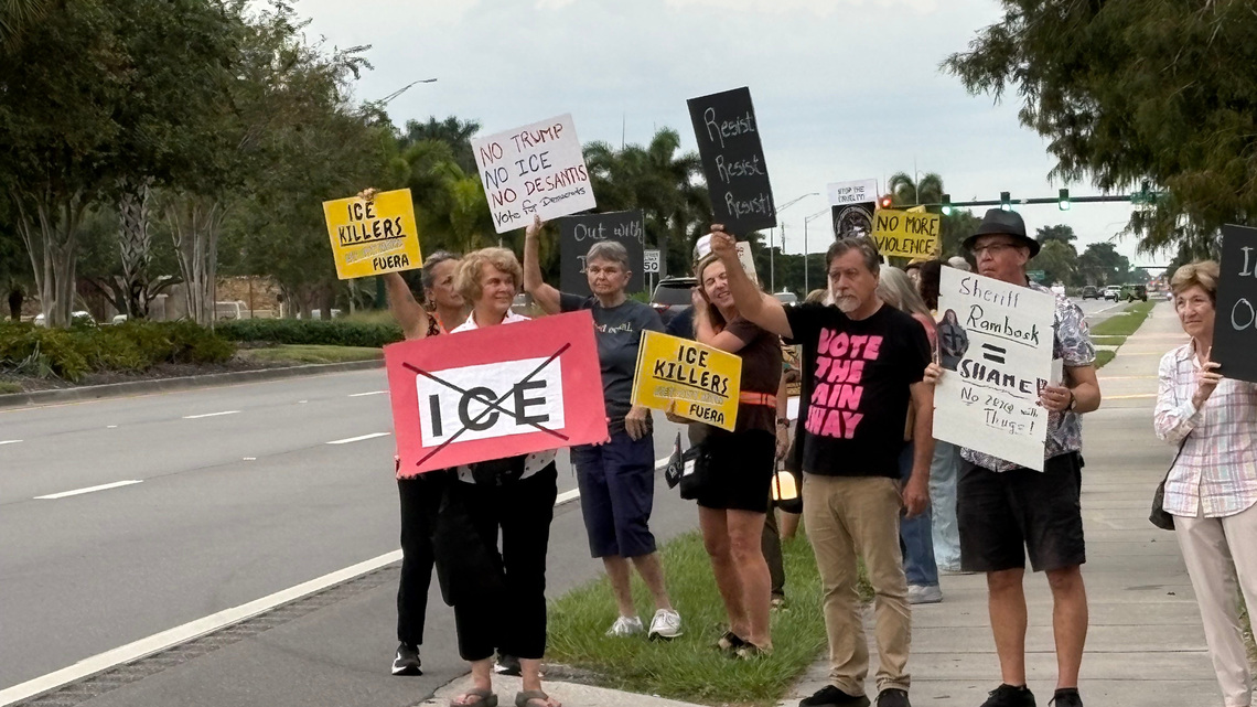 Protesters demand accountability after ICE assault 