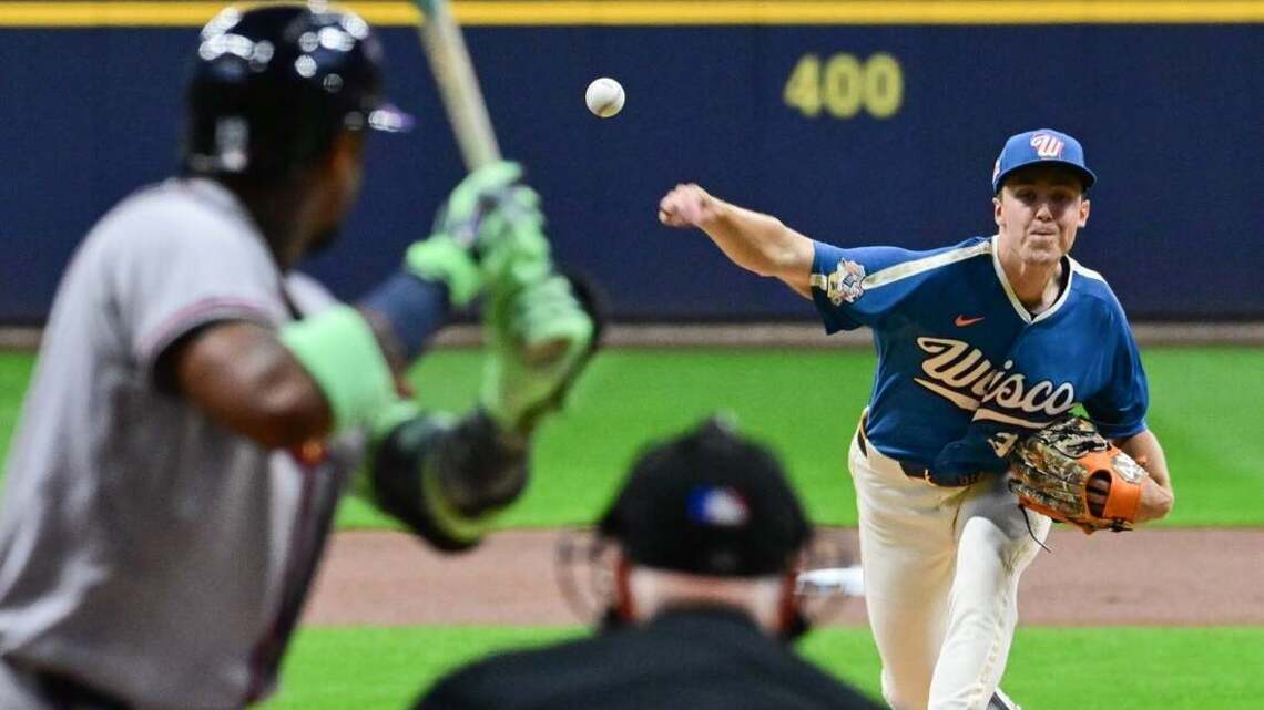 Misiorowski outduels Sale as Brewers edge Braves