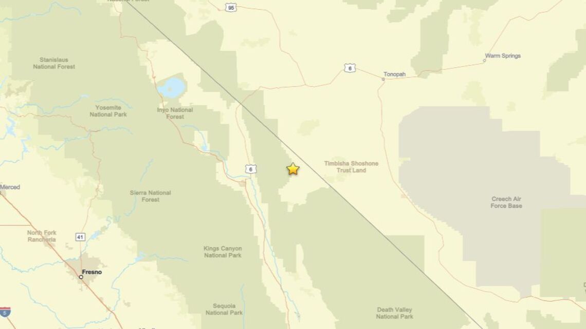 Update: 2.1 magnitude earthquake registered near Deep Springs, CA on Sept. 2 