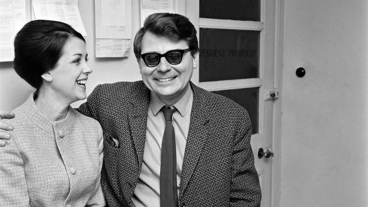 English conductor Edward Downes (1924 - 2009) with his wife Joan, UK, April 1967. (Evening Standard/Hulton Archive/Getty Images/TNS)