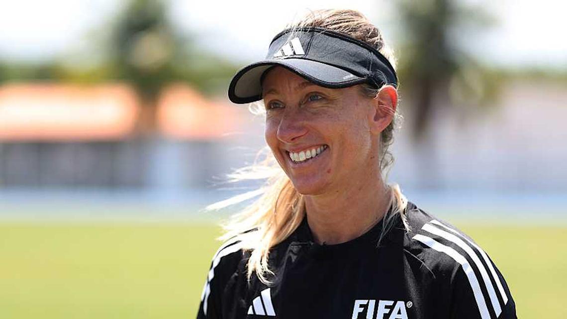  Tori Penso is one of two American referees. | Wagner Meier-FIFA/FIFA/Getty Images 