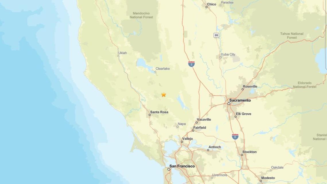 2.2 magnitude earthquake struck close to Middletown, CA on March 23 
