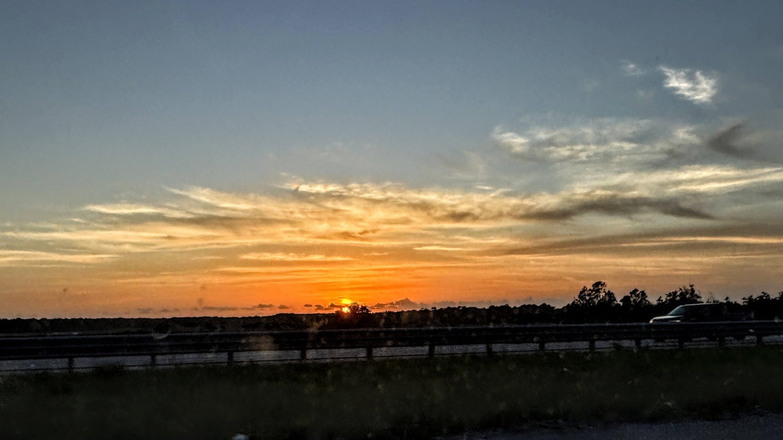 Sunset and sunrise arrives much earlier across Florida after fall back 