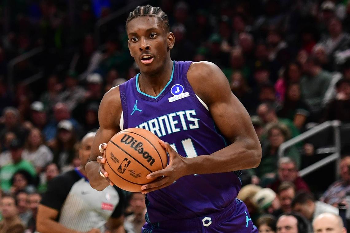  Charlotte Hornets forward Moussa Diabate (14) Bob DeChiara-Imagn Images