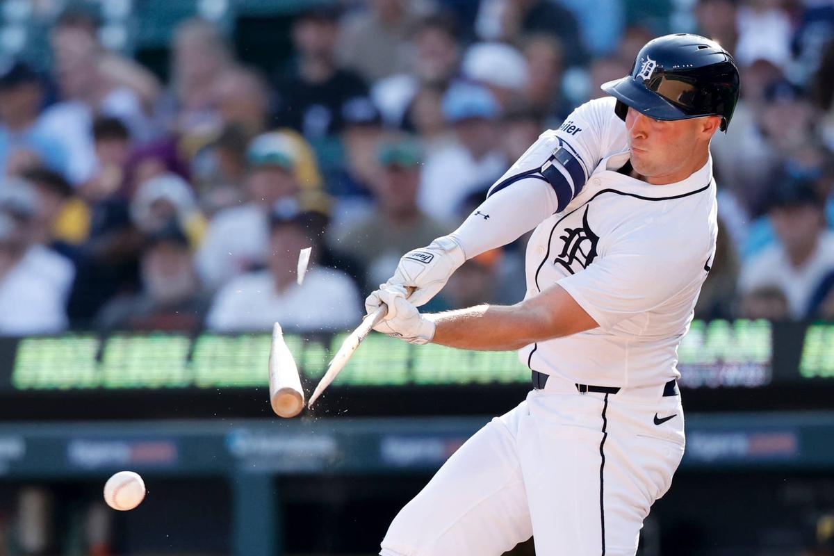  Detroit Tigers outfielder Kerry Carpenter (30) Rick Osentoski-Imagn Images