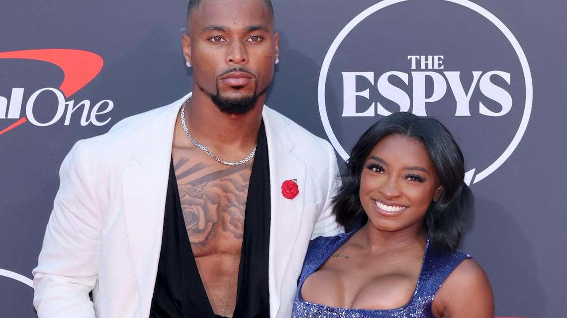 Simone Biles Reacts After NFL Husband Signs With Indianapolis Colts 