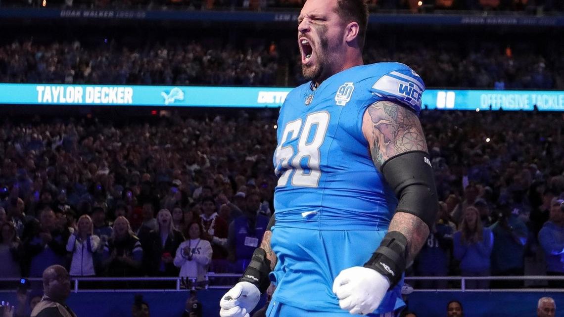 Lions LT Taylor Decker says he's returning for 11th season in 2026 