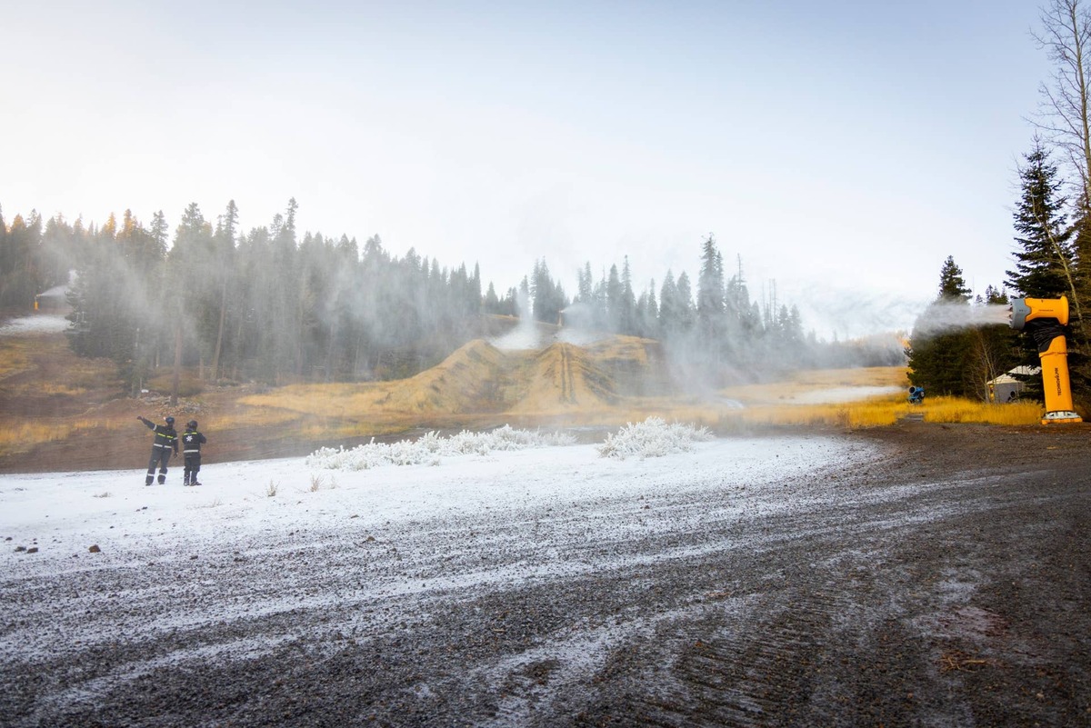  Snowmaking at Northstar, a Vail Resorts-managed property, November 2025.