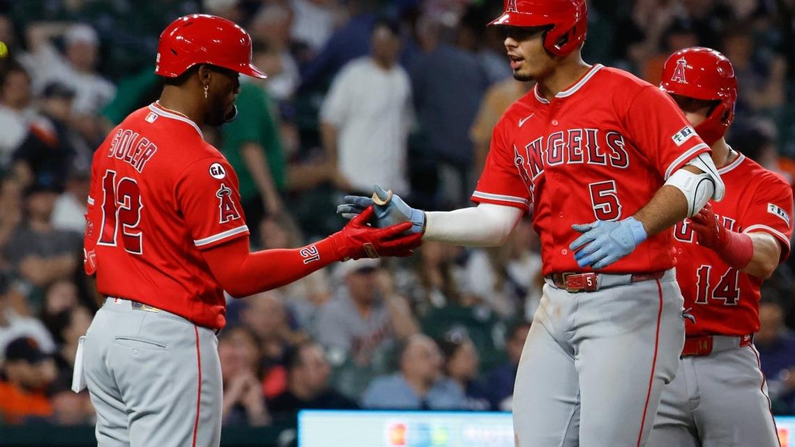 Vaughn Grissom (grand slam, 6 RBIs) helps Angels tackle Tigers