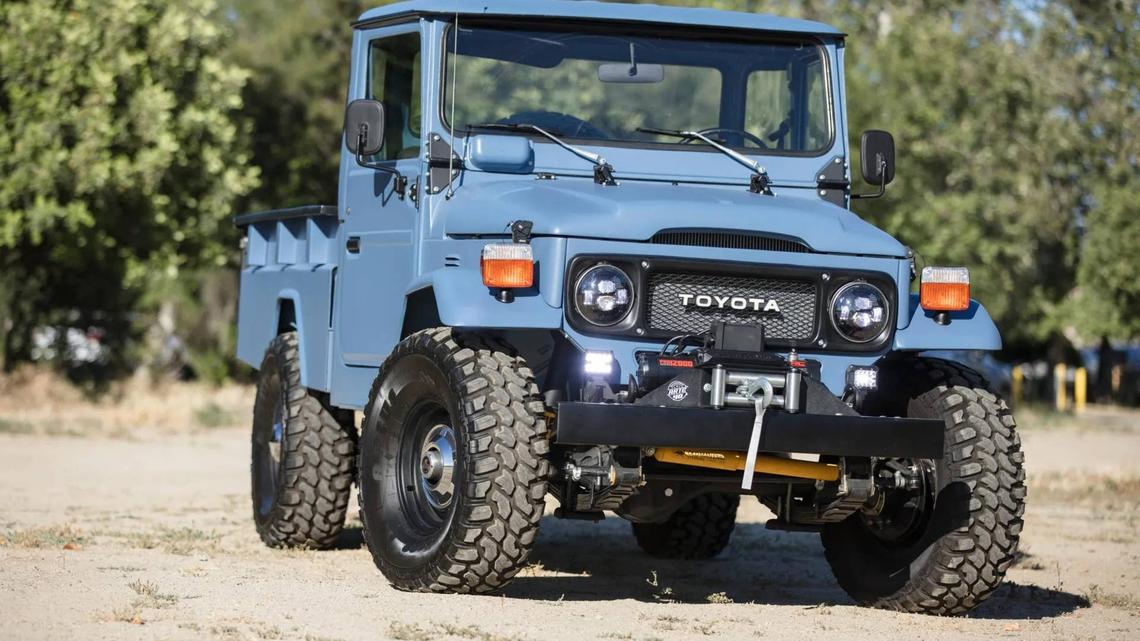 1980 Toyota Land Cruiser FJ45 Pickup For Sale At $31,000 With 1 Day Left on BaT 