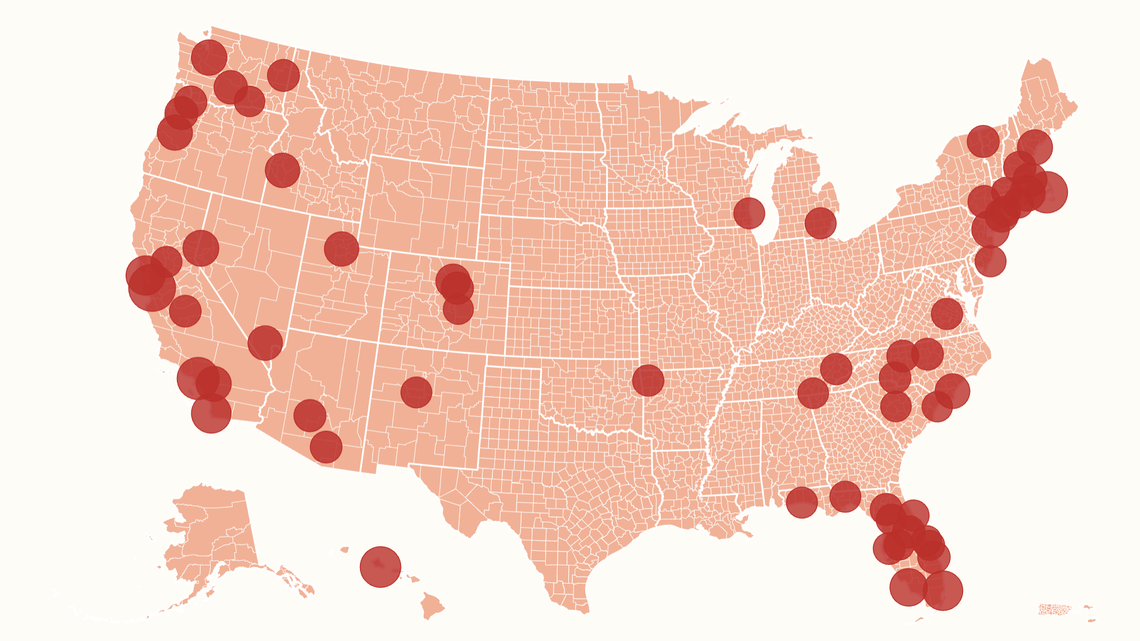 Map Reveals Where Homeowners Made the Biggest Gains in 10 Years 