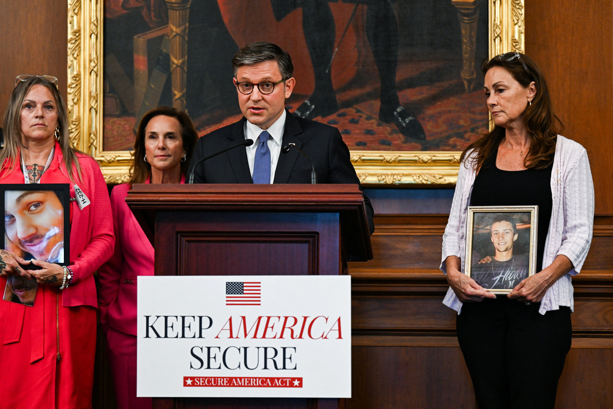 U.S. House Speaker Mike Johnson (R-LA) holds a press conference after the House passage of an Immigration bill on Capitol Hill in Washington, D.C., U.S., June 9, 2026. REUTERS/Annabelle Gordon