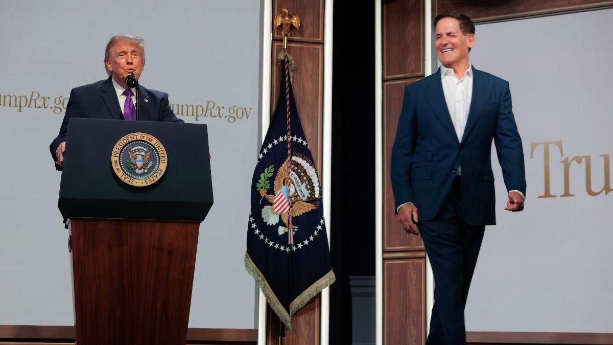 President Donald Trump and Mark Cuban in 2026Getty