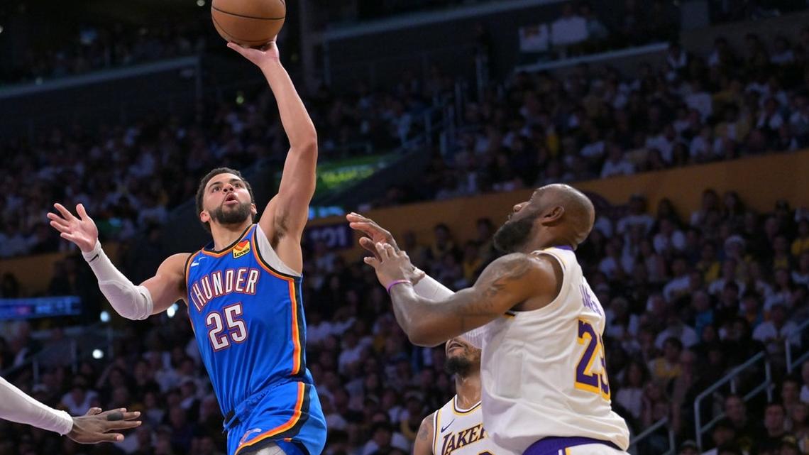 Thunder look to complete sweep of Lakers in Game 4 