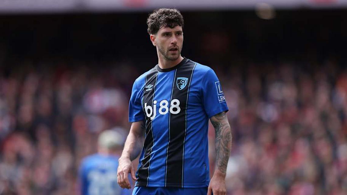  Marcos Senesi will leave Bournemouth this summer. | James Gill/Danehouse/Getty Images 