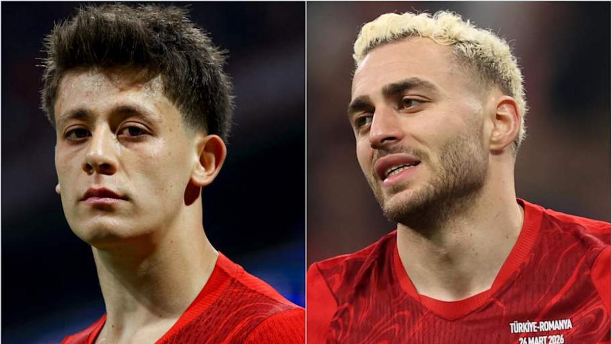  Türkiye's forward line have the ability to hurt any opposition. | Burak Basturk/Middle East Images/AFP/Getty Images, Ahmad Mora/UEFA/Getty Images 