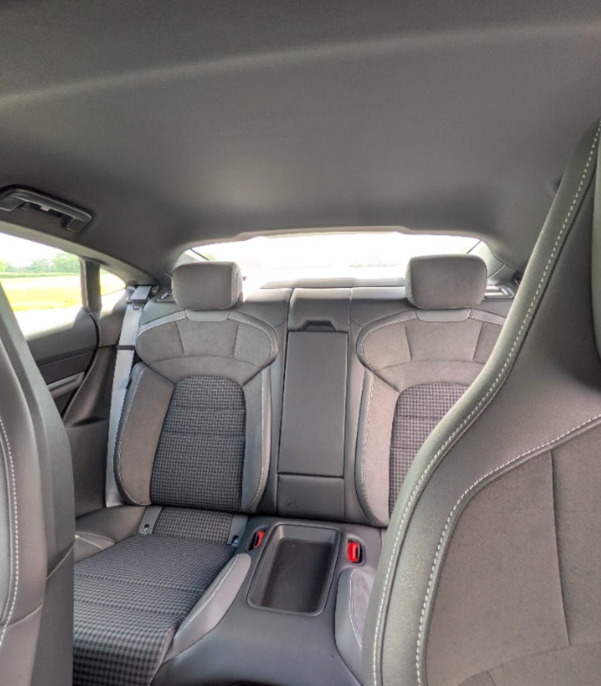 The Porsche Taycan seats.