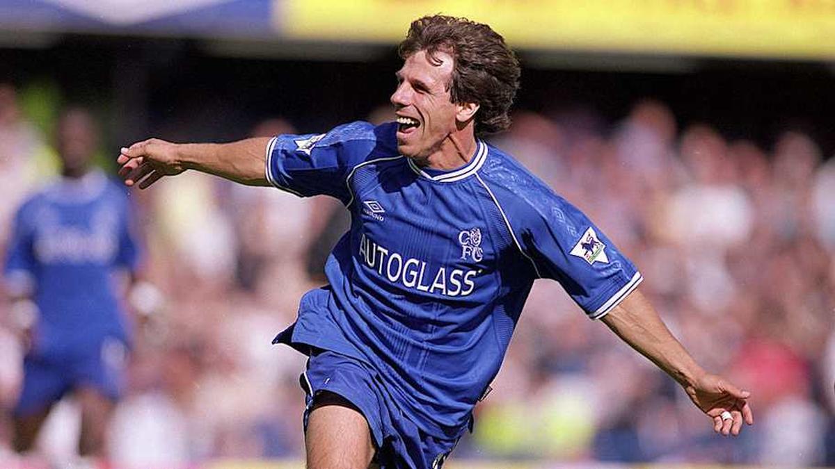 Chelsea's Gianfranco Zola brought a wide array of outrageous skills to the Premier League. | Ben Radford /Allsport/Getty 