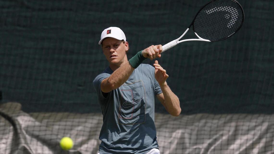 No. 1 Jannik Sinner leans into serve to survive five-set scare at Wimbledon 