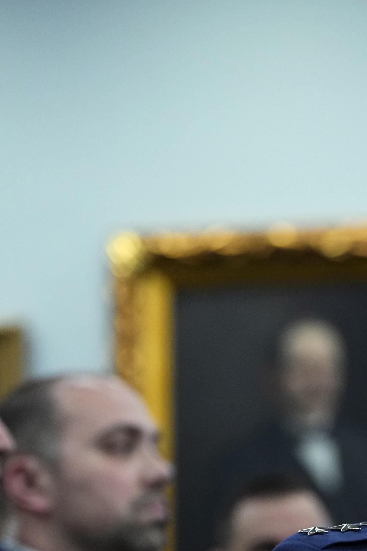 Gen. Dan Caine, the chairman of the Joint Chiefs of Staff, arrives to testify before the House and Senate appropriations subcommittees on defense in Washington on Tuesday, May 12, 2026. (Haiyun Jiang/The New York Times)
