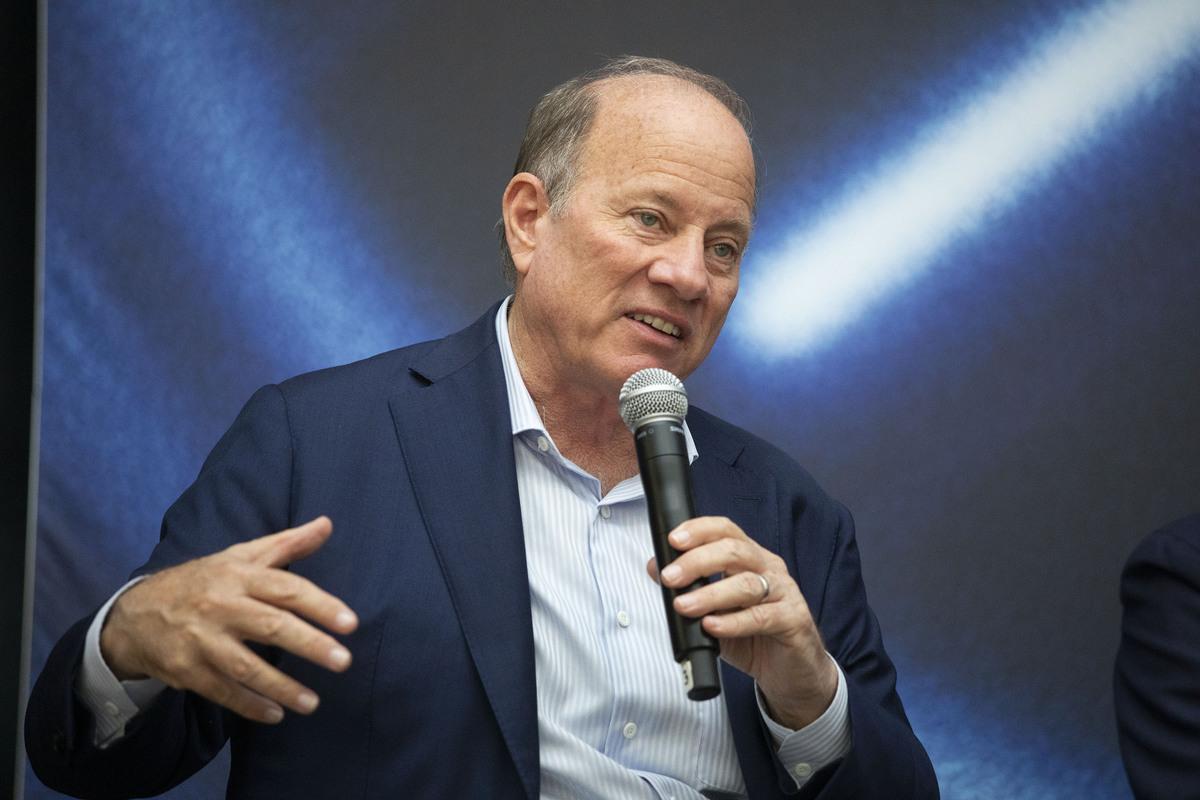  Former Detroit Mayor Mike Duggan speaks at an event in Detroit on September 30, 2025. 