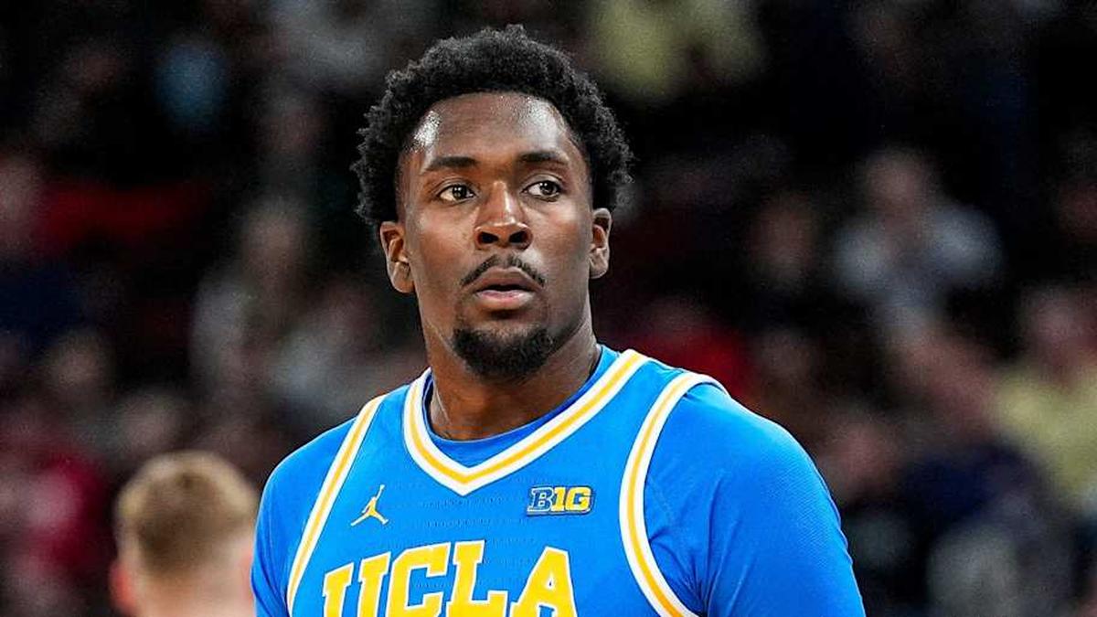  UCLA center Xavier Booker (1) looks on before a play against Michigan State during the first half of Big Ten tournament quarterfinal at United Center in Chicago on Friday, March 13, 2026. | Junfu Han / USA TODAY NETWORK via Imagn Images 