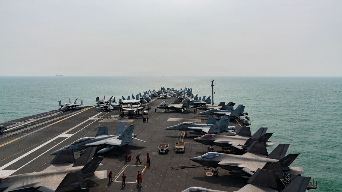 USS George Washington arrives in Middle East to replace vessel under scrutiny 