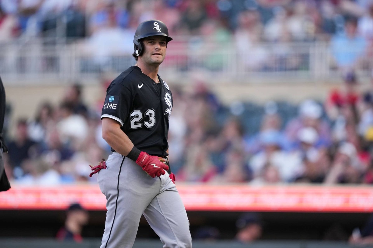  Chicago White Sox designated hitter Andrew Benintendi (23) Jordan Johnson-Imagn Images