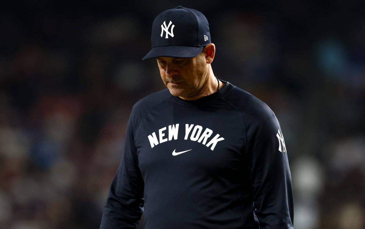  New York Yankees manager Aaron Boone. Kevin Jairaj-Imagn Images