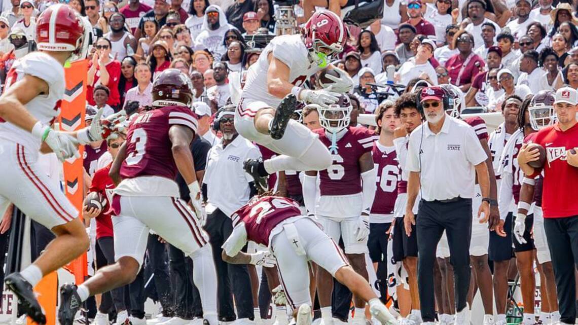 Alabama vs. Miss St. Film: Tight Ends Continue To Bully Defenders, Keelon Dominates
