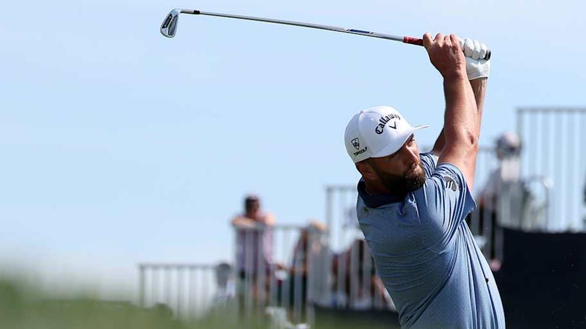  Rahm tied for second at Aronimink. | Bill Streicher-Imagn Images 