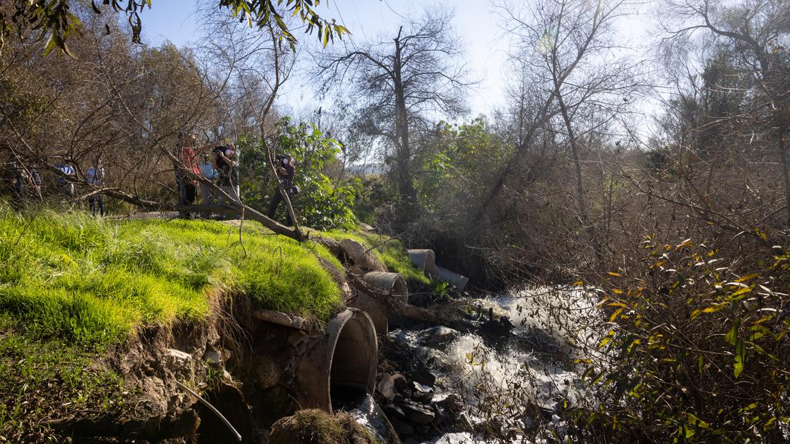 The Tijuana River flows on Dec. 11, 2025, in San Diego. (Ana Ramirez/The San Diego Union-Tribune/TNS)