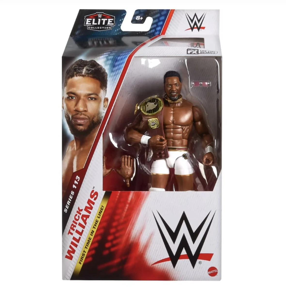  Trick Williams Elite figures gaining traction with strong early resale value growth. Credit: Mattel / WWE