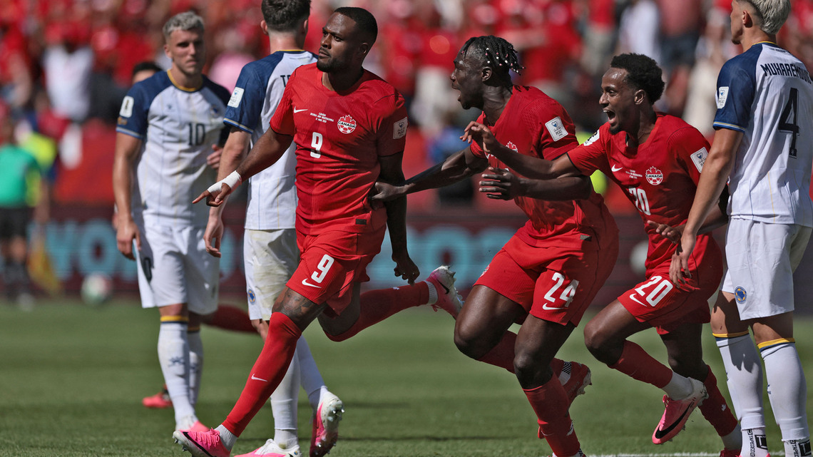 Co-host Canada picks up first men's World Cup point in draw against Bosnia and Herzegovina 