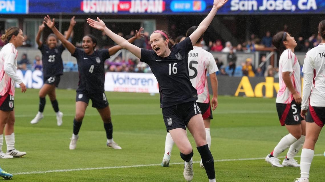 Rose Lavelle records goal, assist in USWNT's victory over Japan 