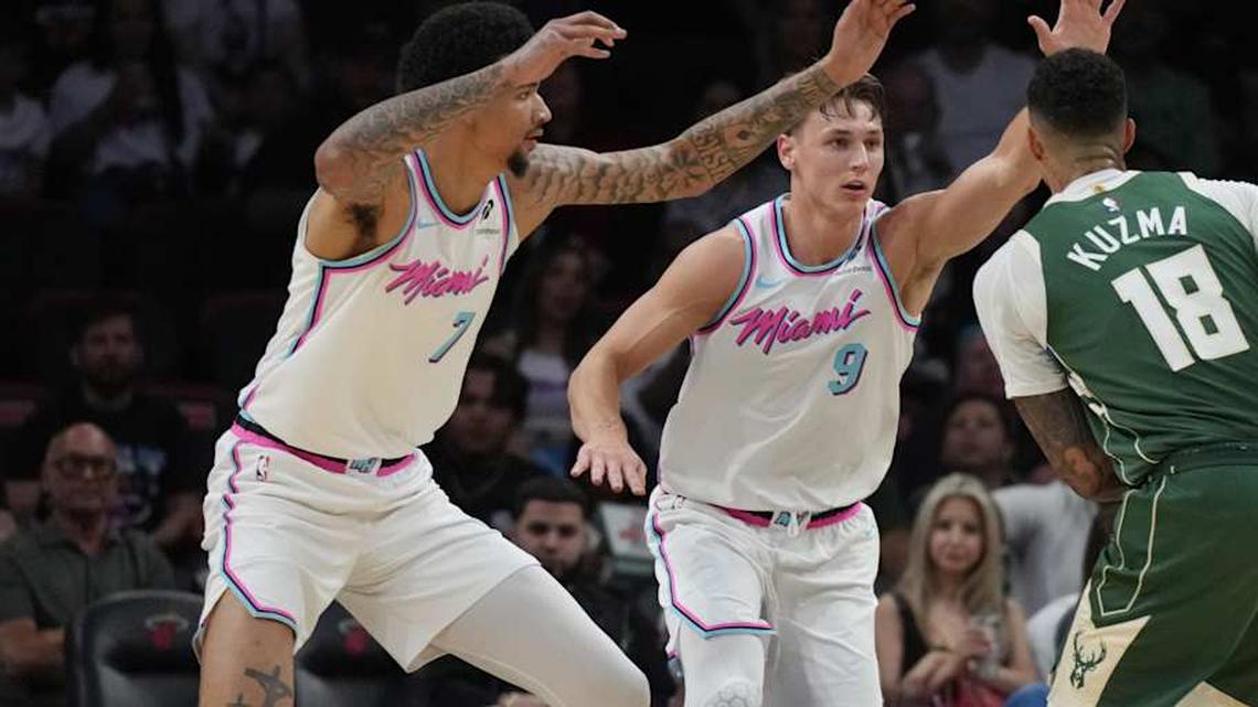 Erik Spoelstra pulls out a surprise lineup card for the play-in