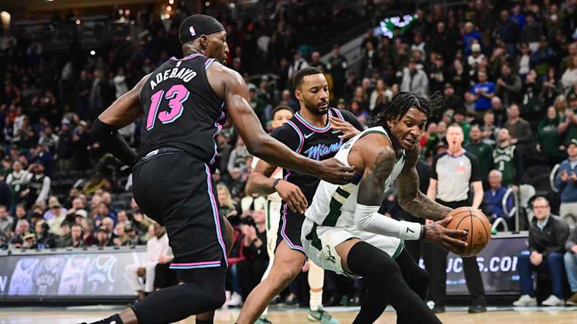 Powell, Herro backcourt falls short as Porter Jr., Bucks sprint away