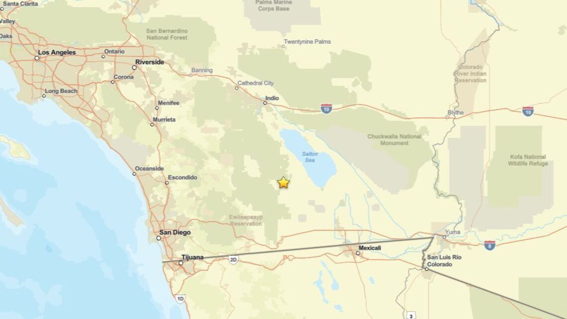 Update: Earthquake of 2.4 magnitude reported near Ocotillo Wells, CA on Oct. 18 