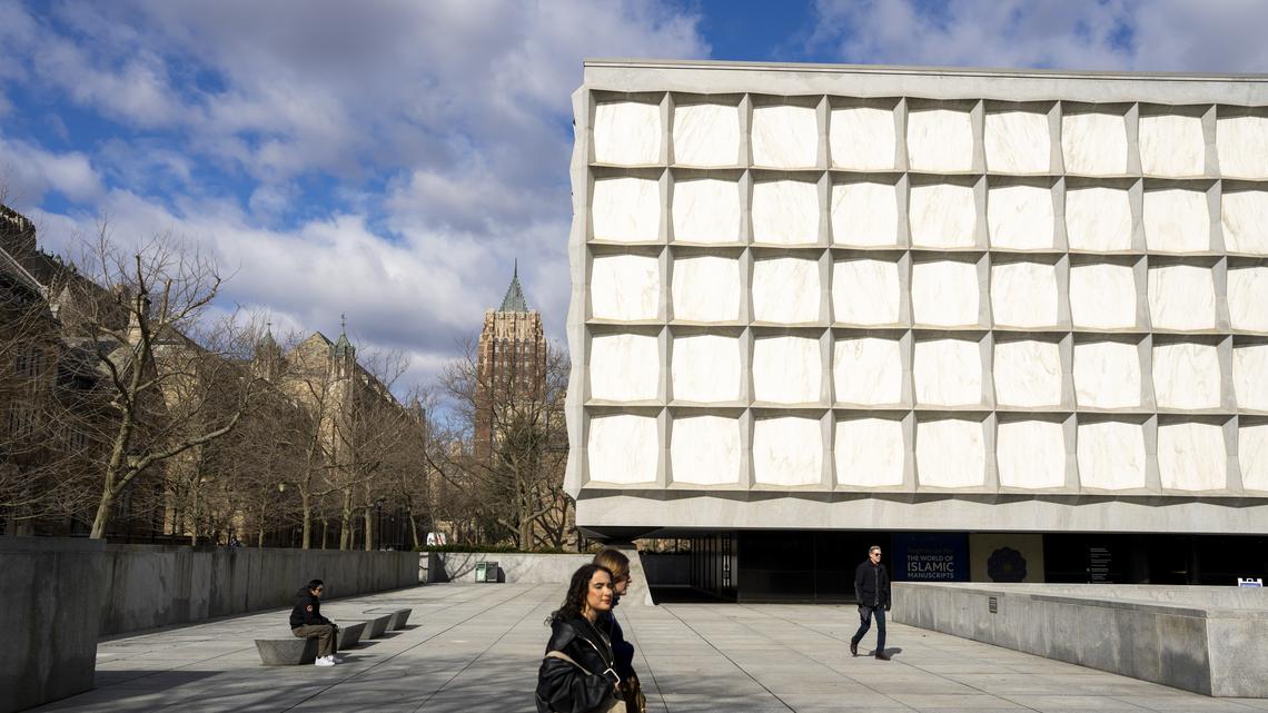 The Beinecke Rare Book and Manuscript Library at Yale University in New Haven, Conn., March 7, 2025.